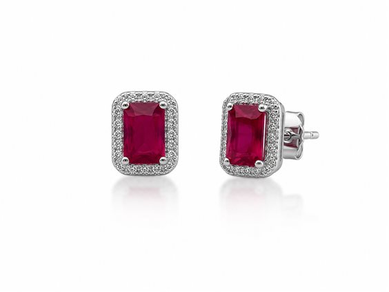 Orecchini Ultima Edizione Donna in Argento OAO6030-ROSSO - OAO6030-ROSSO